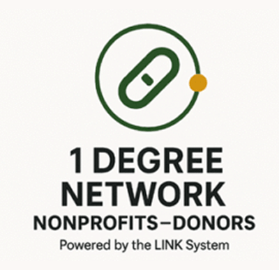 1 Degree Network Nonprofits–Donors logo